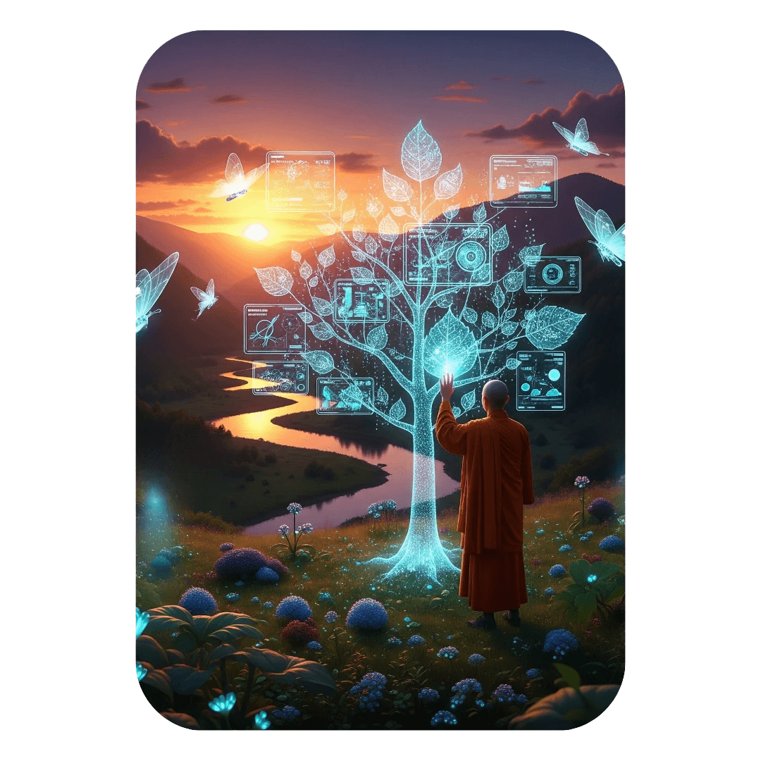 Ayurvedic AI Illustration